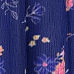 evening blue wild floral