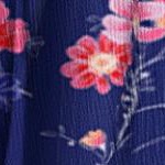 evening blue wild floral