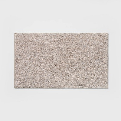 Photo 1 of 20"x34" Performance Texture Solid Accent Bath Rug - Threshold™