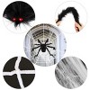 Syemin Decorative Holiday Scene Props Halloween Decorations Spider Outdoor Halloween Spider Mega Spider Scary Spider Outdoor, Black, 59"*59"*59" - 2 of 4