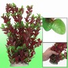 Unique Bargains Artificial Green Red Plants Decoration for Fish Tank 15.75" - 2 of 3