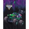 Monster Jam Grave Digger El Toro Loco Megalodon Zip Up Varsity Bomber Jacket Little Kid - 3 of 4