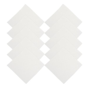 Unique Bargains Reusable Glasses Cleaning Cloth 3.94"x3.94" 10 Pcs - 1 of 4