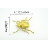Collectible Wildlife Gifts | Gold Beetle, Resplendent Beetle, Hand Painted, Rubber Insect, Realistic Figure,  Model, Gift,   4 1/2"    AR22 B329 - 2 of 4