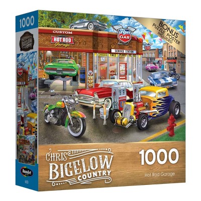 Cra-z-art Chris Bigelow 1000 Pc Jigsaw Puzzle- Hot Rod Garage : Target