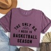 Simply Sage Market Women's Basketball Season BS Short Sleeve Garment Dyed Tee - 3 of 4
