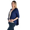 Maternity Elbow Length Sleeve Open Cardigan - 24seven Comfort Apparel™ - 2 of 3