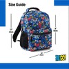 Teen Titans Go! Allover Backpack - Beast Boy, Raven, Cybord, Robin and Silkie - Teen Titans Go! School Bookbag (Blue) - 4 of 4