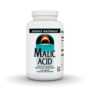 Malic Acid 833 mg by Source Naturals, Inc.  -  240 Tablet - 1 of 3