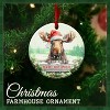 Lomsoe Moose Christmas Ornament Moose Xmas Ornaments Farm Animal Lover Gift Rustic Holiday Decor Christmas Tree Ornament Christmas Gift - 2 of 4