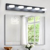 DAKAFUL LED Bathroom Vanity Light, with Multi 360° Rotatable Acrylic Up&Down Heads, Stepless Dimmable Wall Lights Over Mirror,for Bathroom/Bedroom - 2 of 4