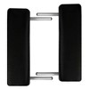 vidaXL Black Foldable Massage Table 2 Zones with Aluminum Frame - 4 of 4