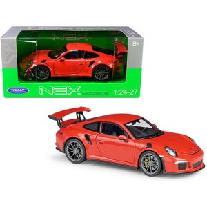 Porsche 911 GT3 RS Orange 1/24-1/27 Diecast Model Car by Welly - 1 of 4