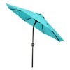 WestinTrends 9 Ft Outdoor Patio Market Table Umbrella with Square Plastic Fillable Base - 2 of 4