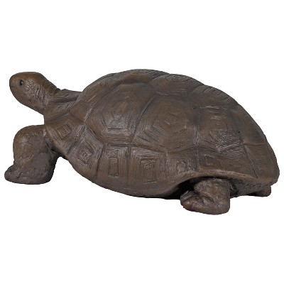 Talia the Tortoise 29" Brown Glass Fiber Reinforced Concrete Garden Statue