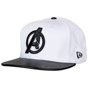 Adult Avengers Minimalist Symbol w/Pebbled Brim New Era 59Fifty Fitted Hat - 1 of 4