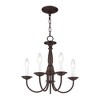 Livex Lighting Home Basics 5 - Light Chandelier in  Bronze - 4 of 4