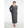 ELOQUII Women's Plus Size Asym Shoulder Blazer - image 4 of 4