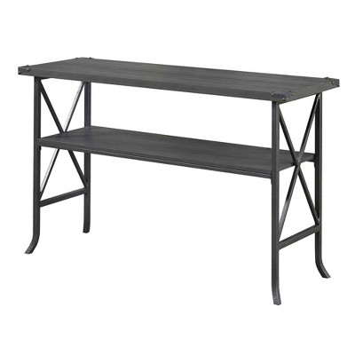 Brookline Console Table Charcoal Gray/Slate - Breighton Home