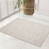 Modern Solid Area Rug Washable Rug Stain Resistant Non-Slip Rug for Living Room Bedroom - 2 of 4