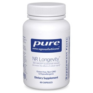 Pure Encapsulations NR Longevity - Supports Healthy Aging - with NIAGEN - Gluten Free, Non-GMO, Hypoallergenic - 60 Capsules - 1 of 4