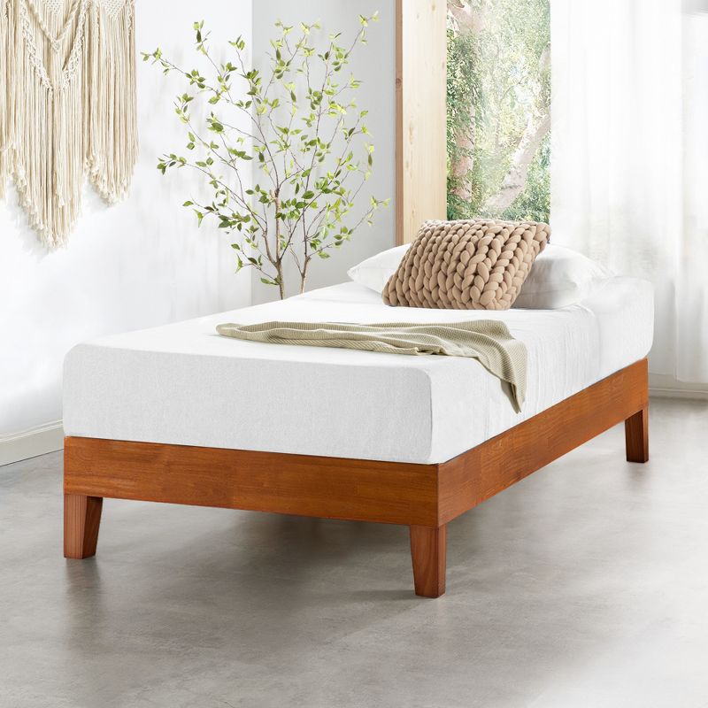 12" Naturalista Grand Solid Wood Premium Platform Bed - Mellow, 1 of 12