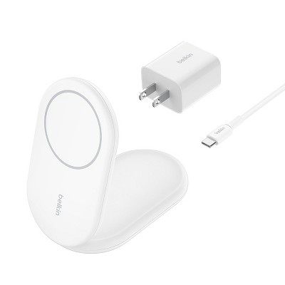 Belkin® BoostCharge Magnetic Foldable Wireless Charging Stand with 15-Watt Qi2