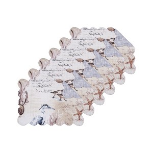 C&F Home Brunswick Island Cotton Placemat Machine Washable Set of 6 - 1 of 4