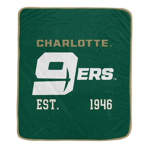 NCAA Charlotte 49ers Vintage Arch Block Flannel Fleece Blanket - image 1 of 1