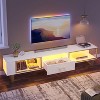 Bestier 80 Inch LED TV stand Gaming Entertainment Center with Open Storage - 2 of 4