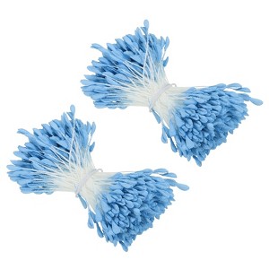 Unique Bargains DIY Craft Handmade Decorative Double Heads Artificial Flower Stamens 680 Pcs - 1 of 4