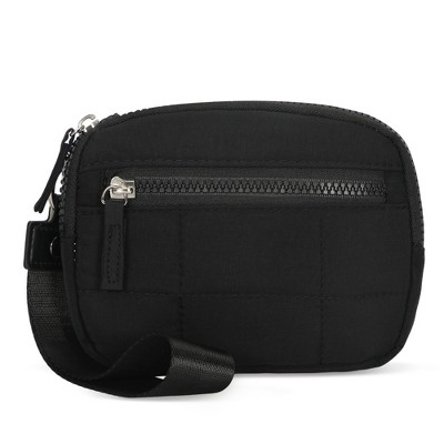 Hynes Eagle Women RFID Wristlet Wallet Phone Card ID Organizer Wallet Purse Black