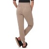 Rekucci Women’s Soft Knit Loungewear Jogger Pants with Pockets – Mid-Rise, Drawstring Waist, Cozy Slim-Relaxed Fit - 4 of 4