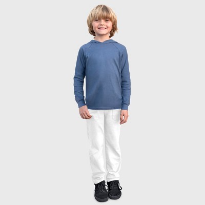 City Threads Boys Soft Cotton 3-Pocket Jersey Pants - UPF 50+ - USA-Made