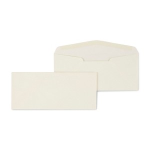 MyOfficeInnovations #10 Premium Diag-Seam Gummed Envelopes 4-1/8" x 9-1/2" Ivory 500/BX 918211 - 1 of 4