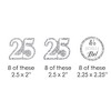 Big Dot of Happiness We Still Do - 25th Wedding Anniversary - DIY Shaped Party Cut-Outs - 24 Count - 2 of 4