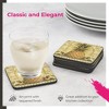 Pimpernel Golden Pineapple Coasters - Set of 6, 4" x 4", Cork Backing, Easy to Clean, Tropical Pineapple Design, Ideal - Heat & Stain Resistant - 3 of 4