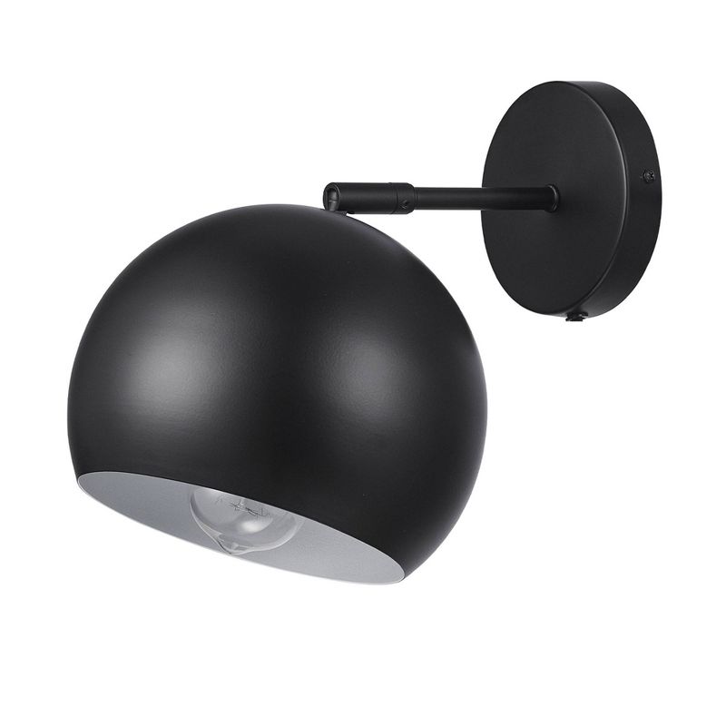 Molly 1-Light Matte Black Wall Sconce - Globe Electric, 1 of 10