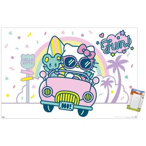 Trends International Hello Kitty: 20 Kawaii Vacation - Fun Unframed Wall Poster Prints - 1 of 4