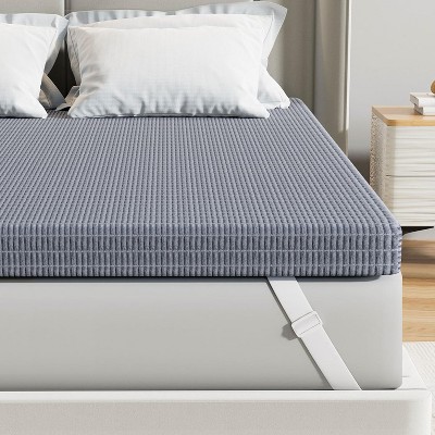 Aghana Digitals Charcoal-Infused 3 Inch Bed Topper for Back Pain Relief