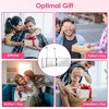 iMountek"3-Way Tri-Fold Mirror with Telescopic Hanger for Makeup, Shaving, Hair Cutting, and Styling"Black - 3 of 4
