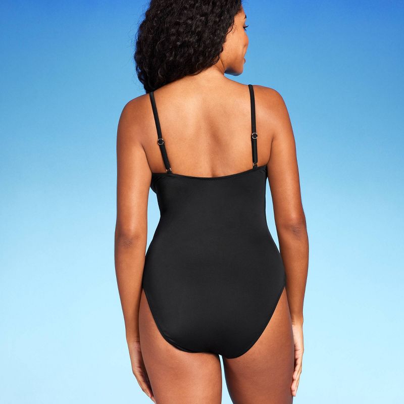 Women's Mesh Front One Piece Swimsuit - Shade & Shore™, 5 of 14