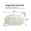 Ainfox 15ft Large Patio Umbrella With LED Lights - 3 of 4