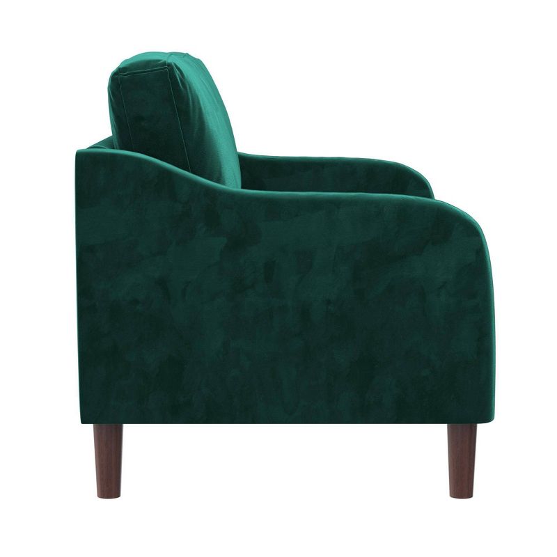 Penny 2 Seater Loveseat Sofa Green Velvet - Room &#38; Joy, 5 of 15