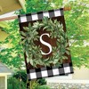 Wreath Monogram S Double-Sided House Flag Everyday 28" x 40" Briarwood Lane - 4 of 4