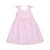 Hope & Henry Girls' Sleeveless Bow Shoulder Swing Dress, Infant - 3 of 4