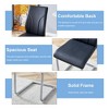 VYNXARIA 6 Dining Chair Set, Black Dining Chair Set, PU Material High Back Seat and Sturdy Leg Chair - 3 of 4