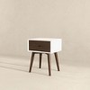 NicBex Modern Minimalist 2-Drawer Nightstand Bedside Table with Angled Legs End Table for Bedroom, Living Room - 3 of 4
