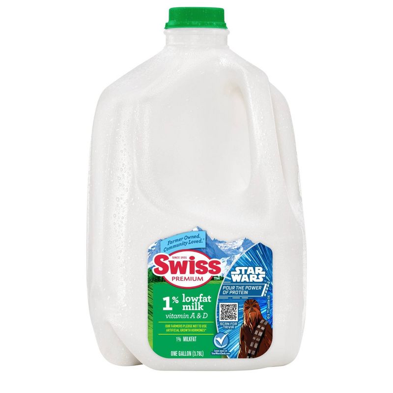 Swiss Premium 1% Lowfat Milk - 1gal, 1 of 13