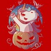 Men's Design By Humans Spooky Unicorn Funny Cute Magic Halloween By EduEly Tank Top - 2 of 3